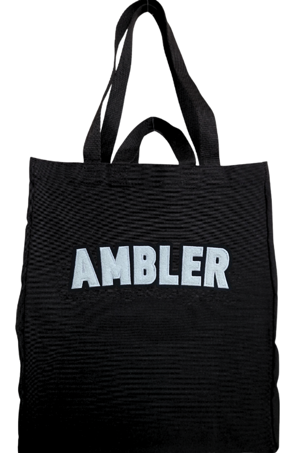 Ambler Canvas Tote Bag – Soft Chenille Embroidery