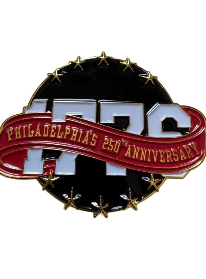 Philadelphia's 250th Anniversary Enamel Pin 1776
