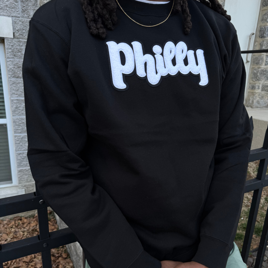 black philly sweatshirt