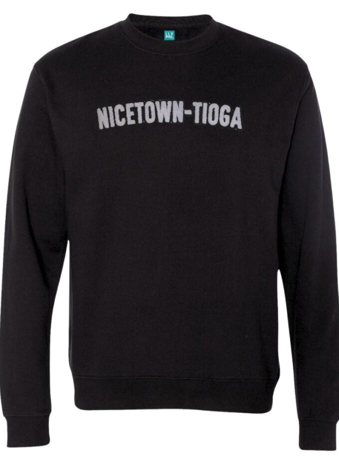 Nicetown-Tioga Crewneck Sweatshirt – Soft Chenille Patch