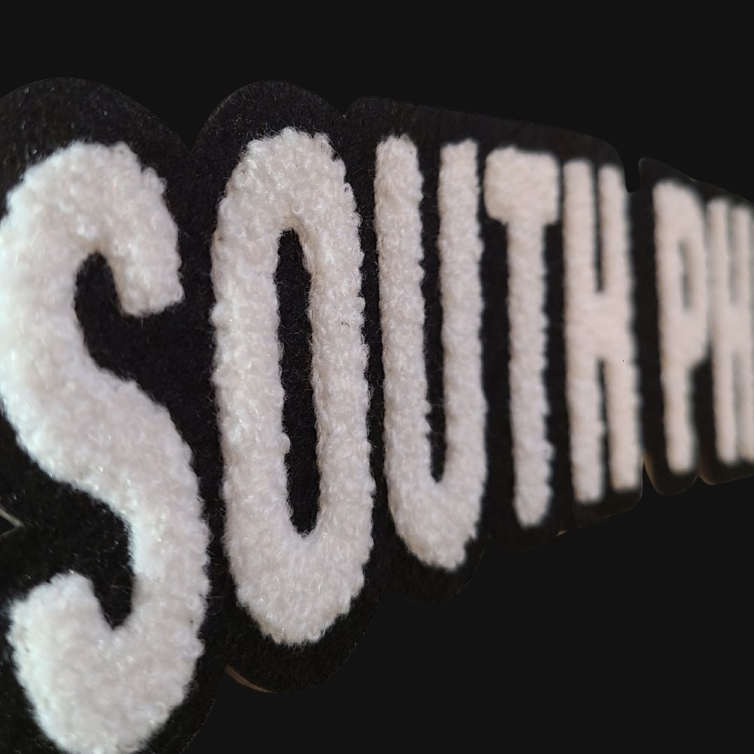 South Philly Pullover Hoodie – Soft Chenille Patch - Image 3