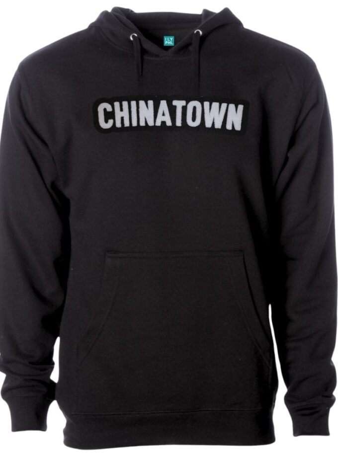 Chinatown Pullover Hoodie – Soft Chenille Patch