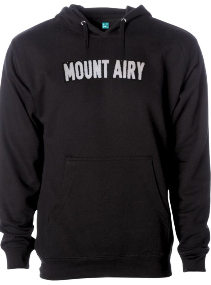 Mount Airy Pullover Hoodie – Soft Chenille Patch