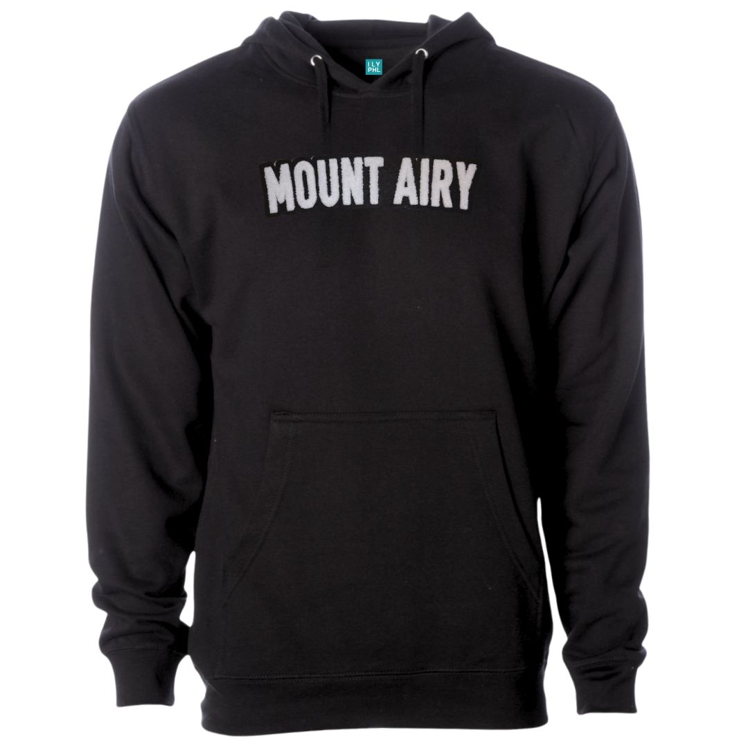 Mount Airy Pullover Hoodie – Soft Chenille Patch
