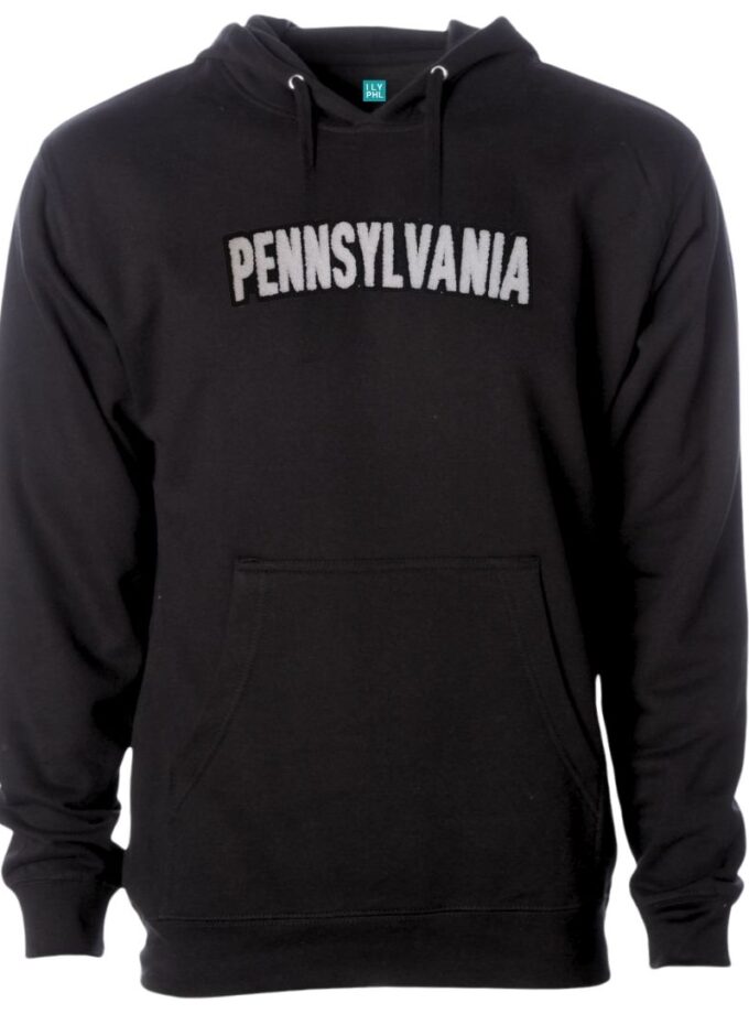 Pennsylvania Pullover Hoodie – Soft Chenille Patch