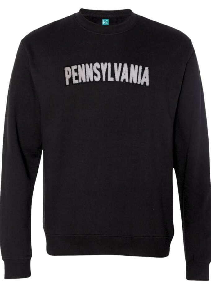 Pennsylvania Crewneck Sweatshirt – Soft Chenille Patch