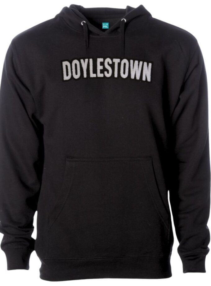 Doylestown Pullover Hoodie – Soft Chenille Patch