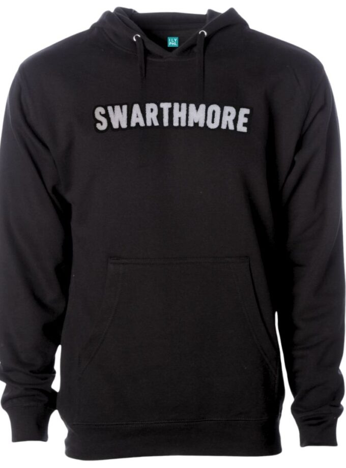 Swarthmore Pullover Hoodie – Soft Chenille Patch