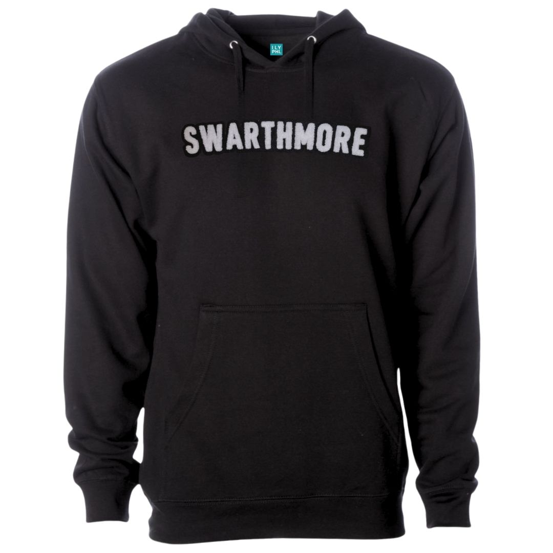 Swarthmore Pullover Hoodie – Soft Chenille Patch