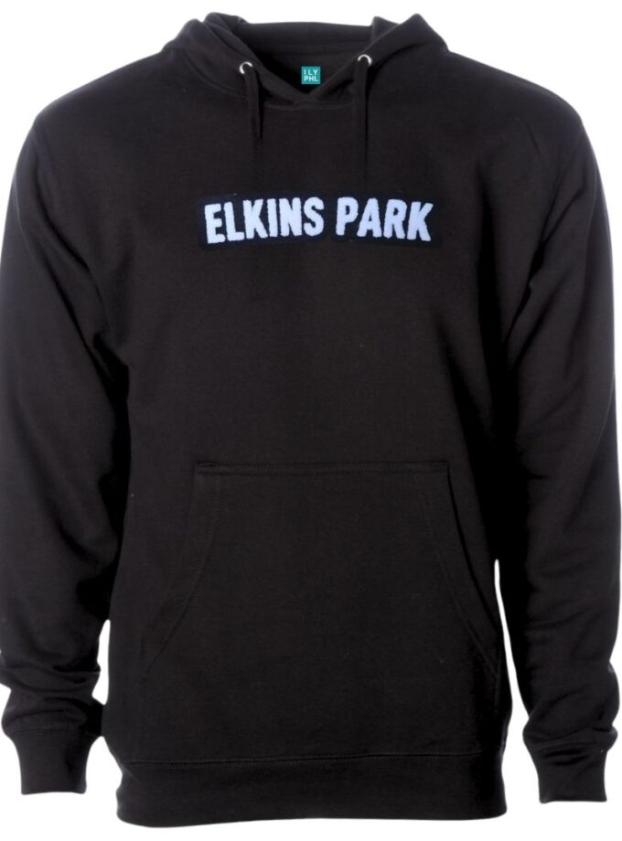 Elkins Park Pullover Hoodie – Soft Chenille Patch