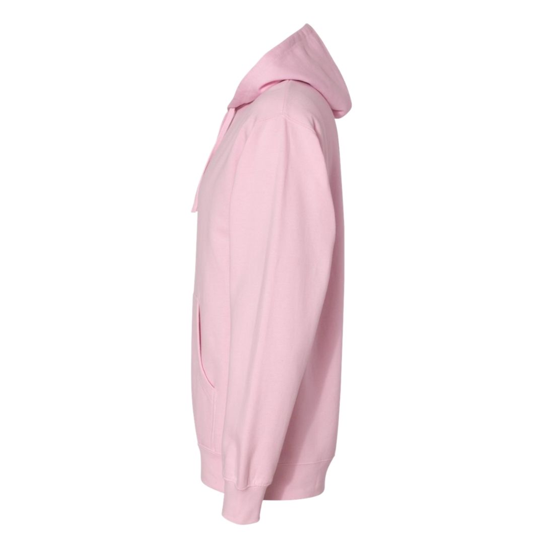 Philly Standard Pink Pullover Hoodie – Soft Chenille Patch - Image 4