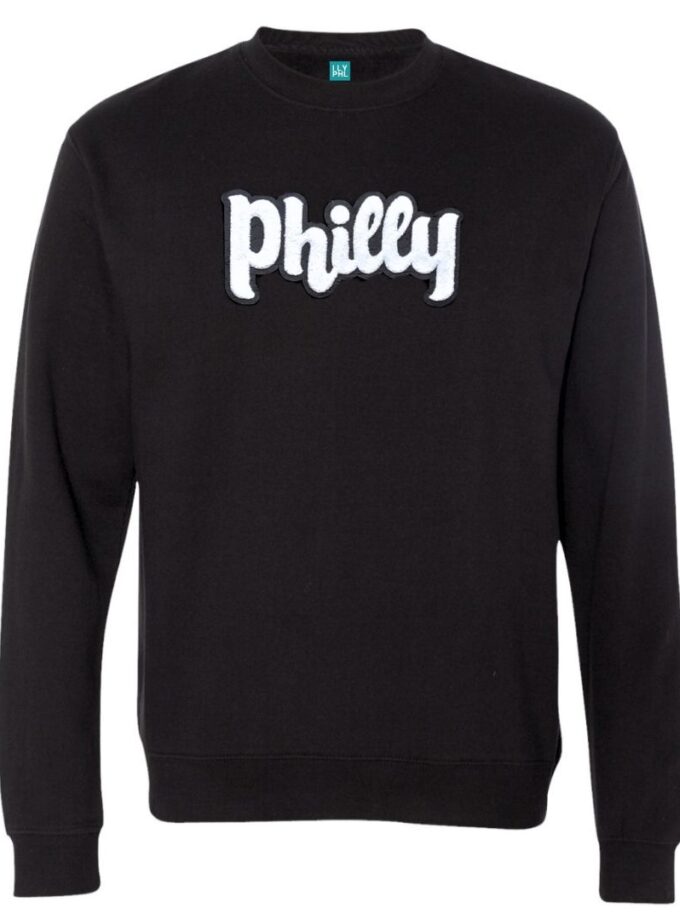 Philly Phancy Crewneck Sweatshirt – Soft Chenille Patch