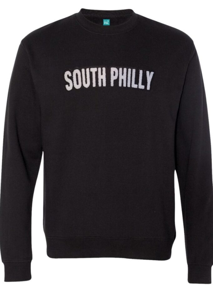 South Philly Crewneck Sweatshirt – Soft Chenille Patch