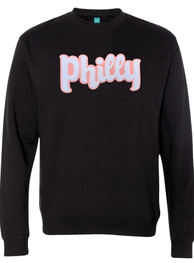 Philly Phancy Pnk Crewneck Sweatshirt – Soft Chenille Patch