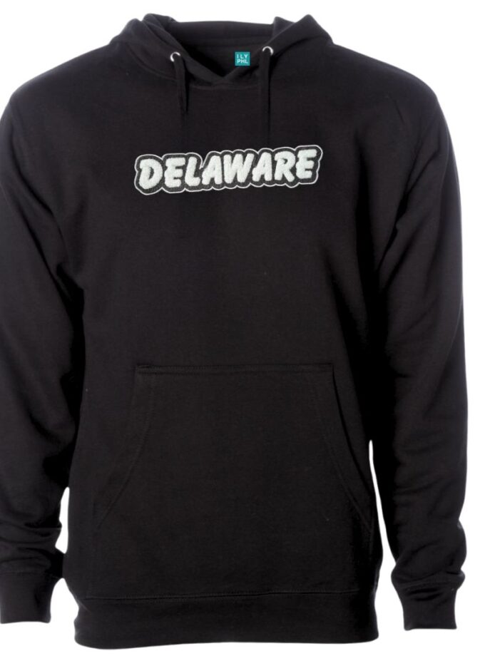 Delaware Pullover Hoodie – Soft Chenille Patch