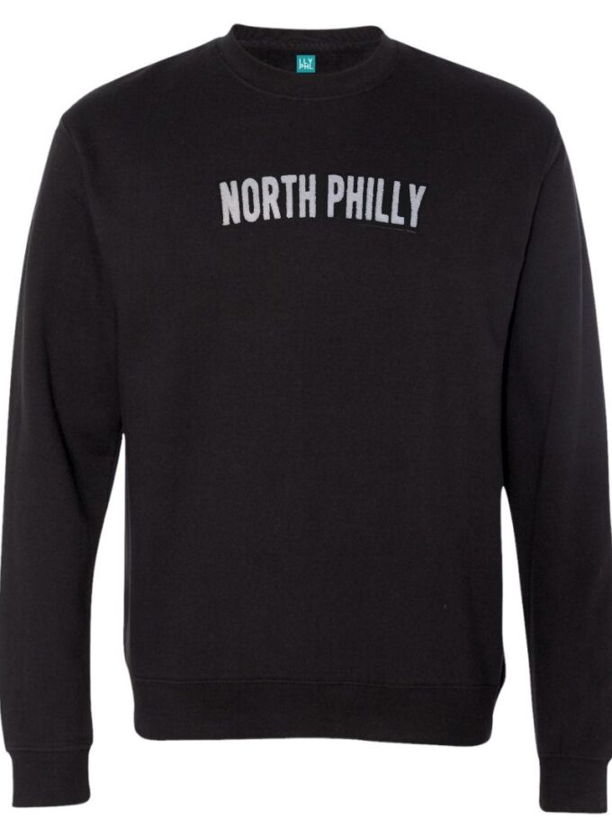 North Philly Crewneck Sweatshirt – Soft Chenille Patch