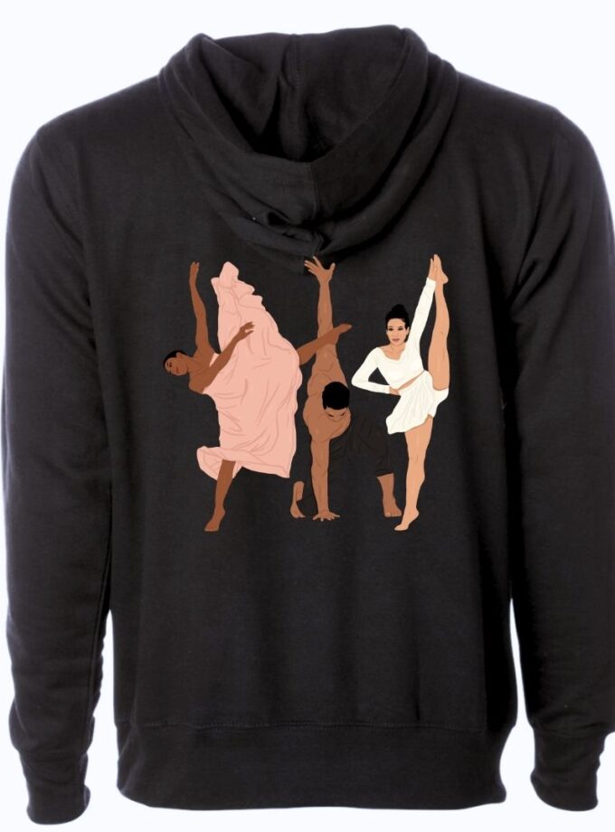 Philadanco Pullover Hoodie – Soft Chenille Patch - Joan Myers Brown