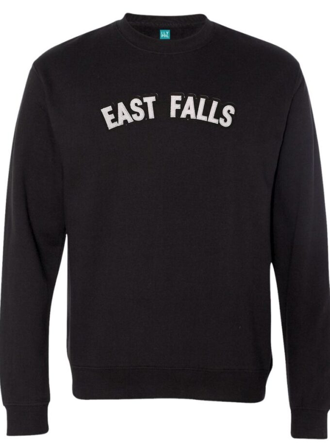East Falls Crewneck Sweatshirt – Soft Chenille Patch