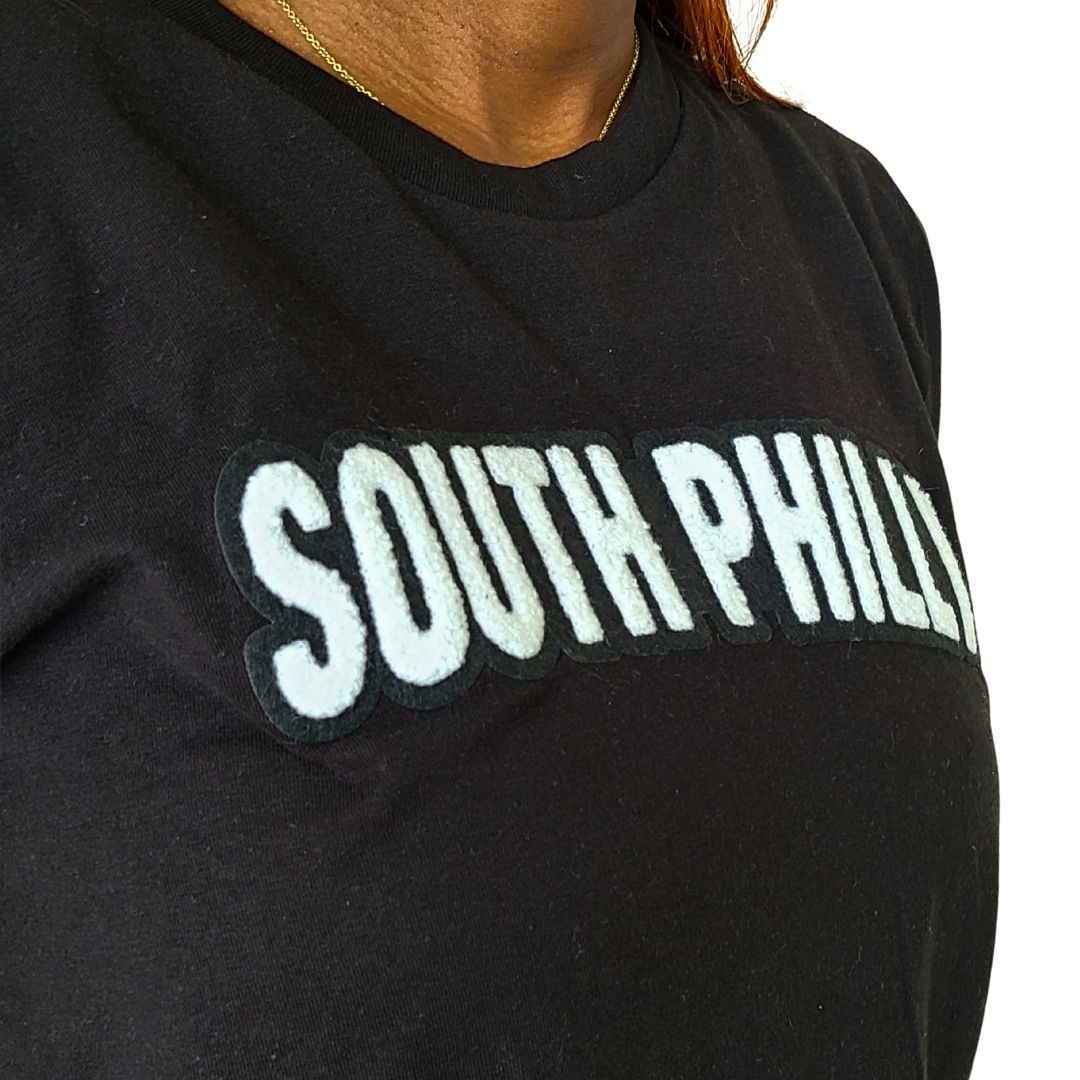 South Philly Pullover Hoodie – Soft Chenille Patch - Image 6