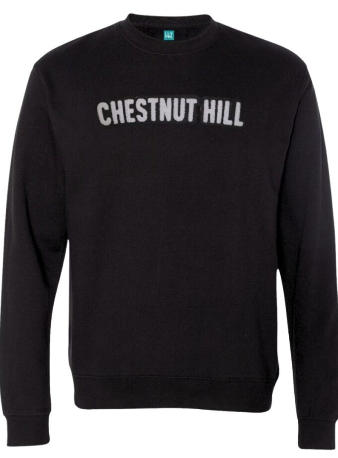 Chestnut Hill Crewneck Sweatshirt – Soft Chenille Patch