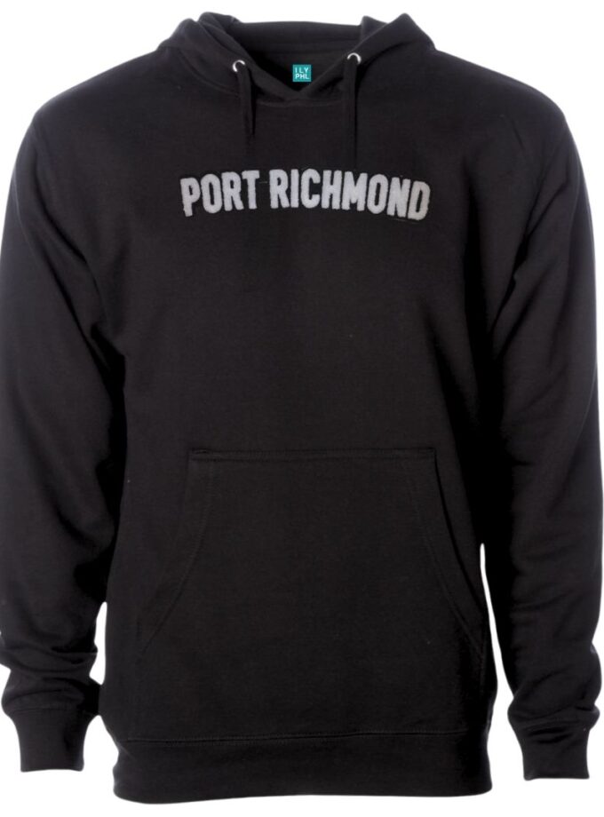 Port Richmond Pullover Hoodie – Soft Chenille Patch