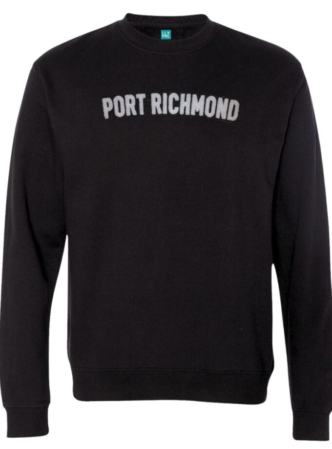 Port Richmond Crewneck Sweatshirt – Soft Chenille Patch