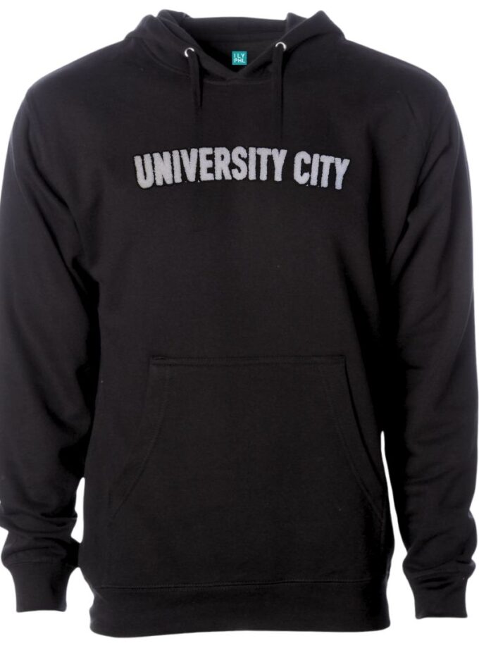 University City Pullover Hoodie – Soft Chenille Patch