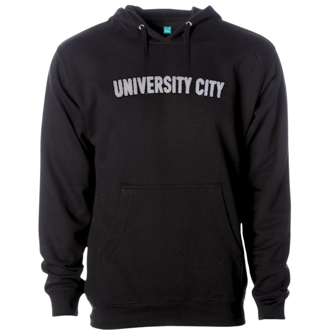 University City Pullover Hoodie – Soft Chenille Patch