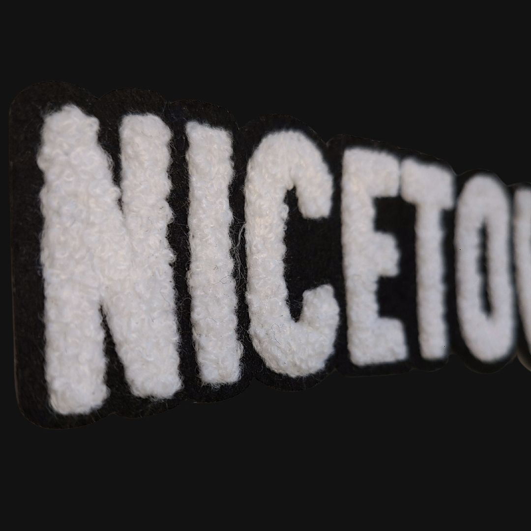 Nicetown-Tioga Pullover Hoodie – Soft Chenille Patch - Image 2