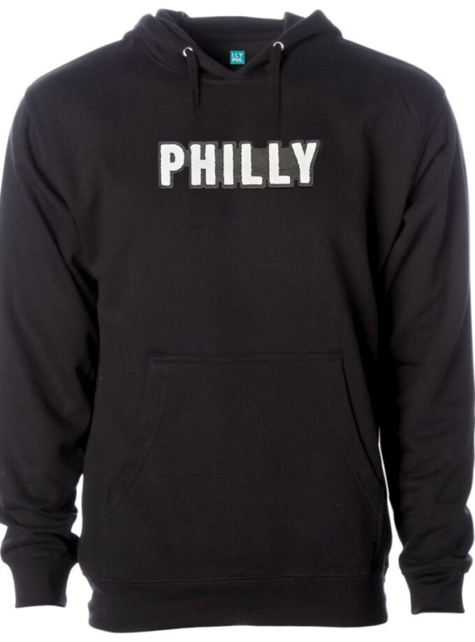 Philly Standard Pullover Hoodie – Soft Chenille Patch