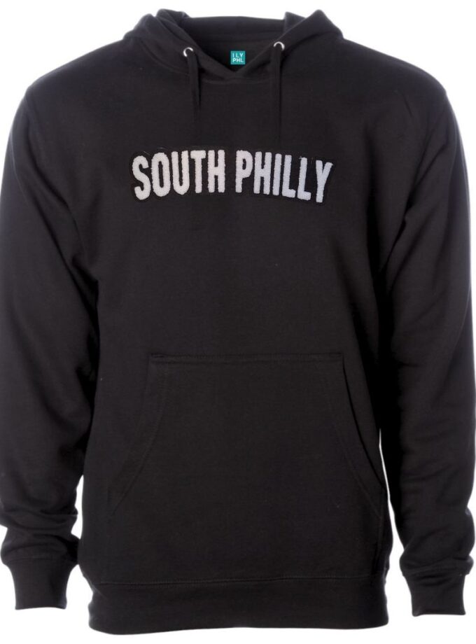 South Philly Pullover Hoodie – Soft Chenille Patch