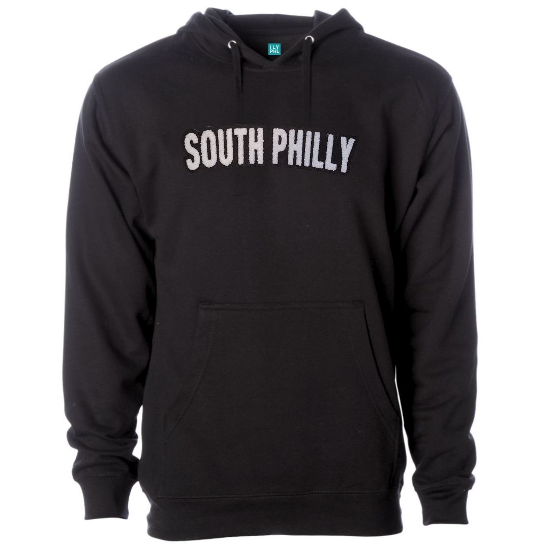 South Philly Pullover Hoodie – Soft Chenille Patch