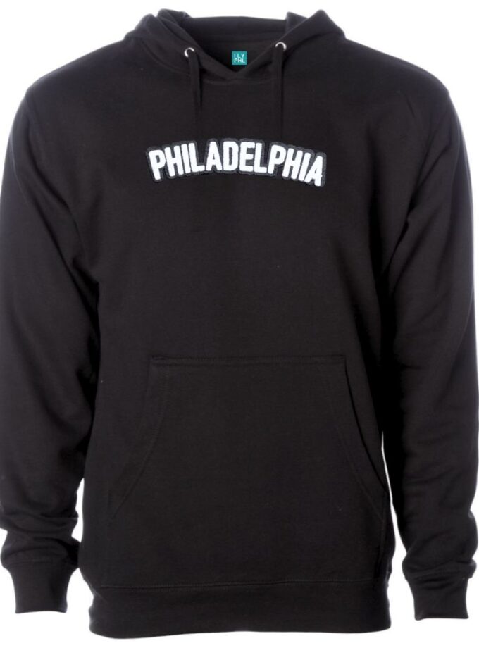 Philadelphia Pullover Hoodie – Soft Chenille Patch