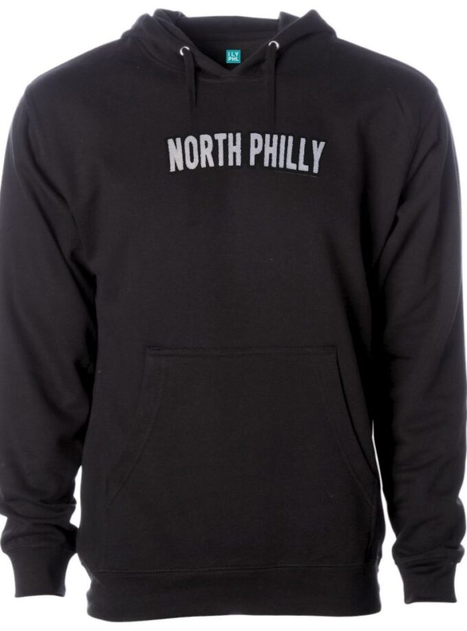 North Philly Pullover Hoodie – Soft Chenille Patch